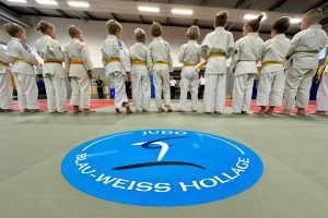 Die Nachwuchsjudoka von Blau-Weiss Hollage glänzen bei der Kreismeisterschaft. Foto: Blau-Weiss Hollage