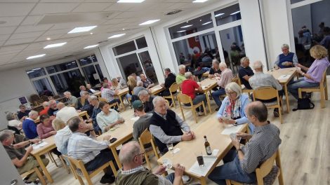 Volles Haus: 42 Personen nahmen am Doppelkopfturnier teil. Foto: Kolpingsfamilie Hollage