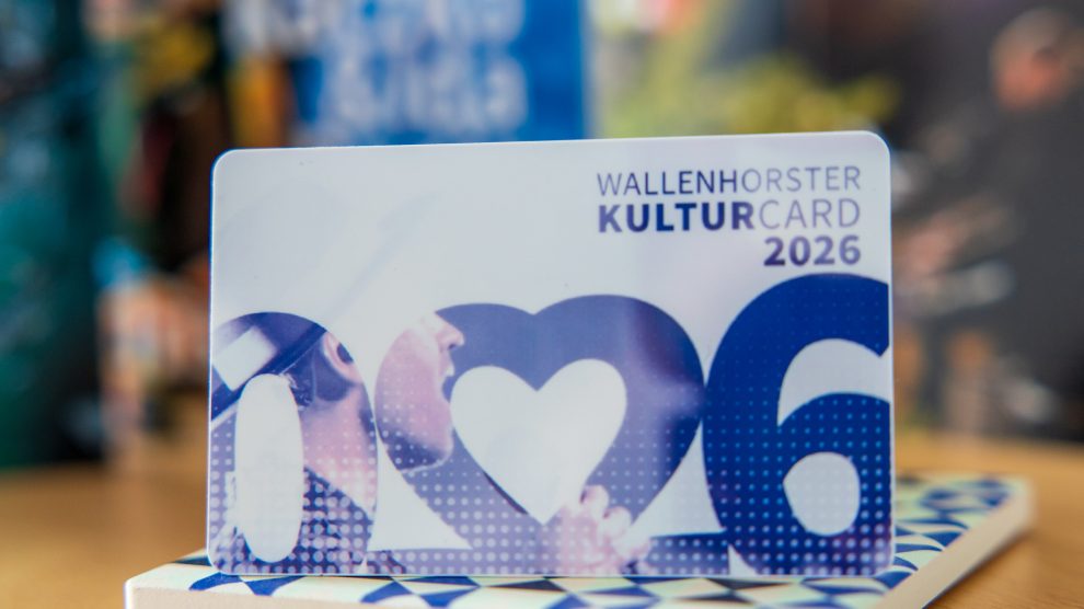 Das perfekte Geschenk – für andere oder für sich selbst: die Wallenhorster Kulturcard. Foto: Gemeinde Wallenhorst / André Thöle