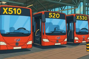 Neue Buslinien für Wallenhorst. Symbolbild: FDP Wallenhorst mit ChatGPT