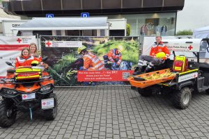 Einige Ehrenamtliche des DRK Wallenhorst im Einsatz. Foto: Marc Dallmöller / DRK Wallenhorst