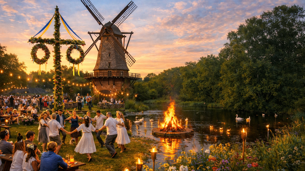 Marketingverein, Kirche und Gemeinde feiern 1175 Jahre Wallenhorst – Save the Date! 19. bis 21. Juni 2026. Bild: Wir für Wallenhorst e.V. mit ChatGPT/KI generiert