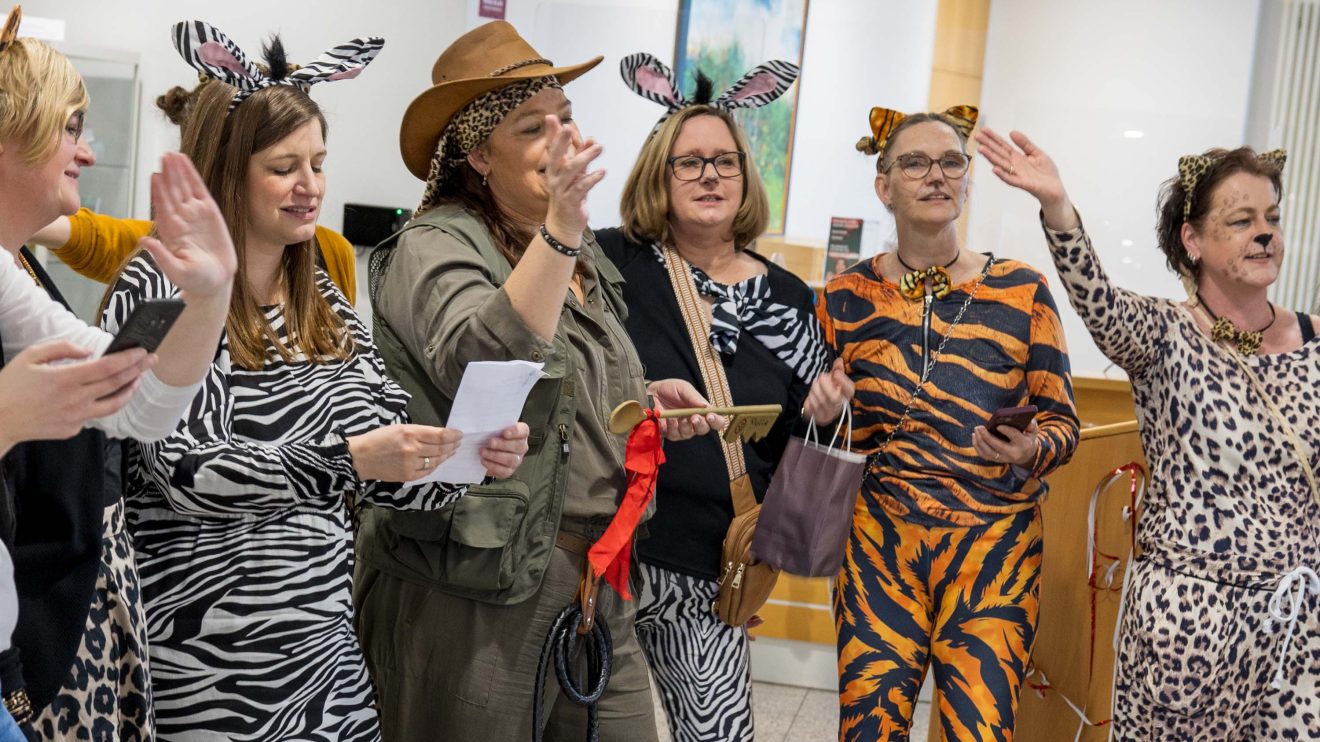 Die kfd Rulle gibt ihren Schlüssel musikalisch zurück. Foto: Gemeinde Wallenhorst / André Thöle