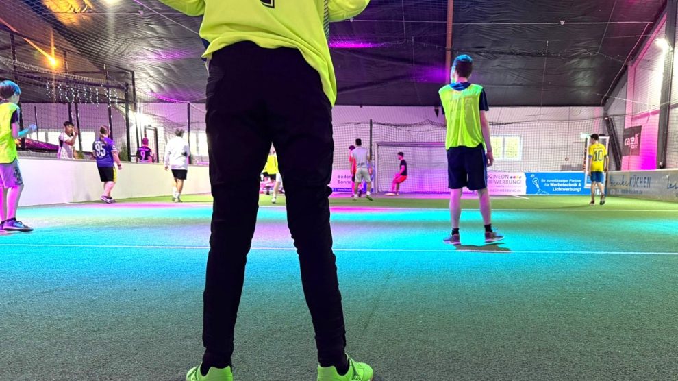 Ausgetragen wird das Turnier in der Wallenhorster Soccer-Arena Kick’n’Fun. Foto: Pia Hoffmann